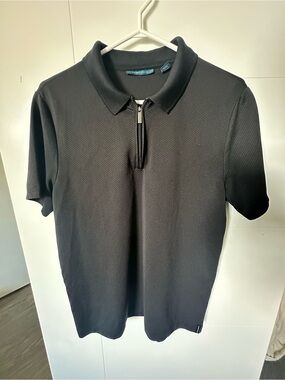 Perry Ellis Quarter Zip Polo